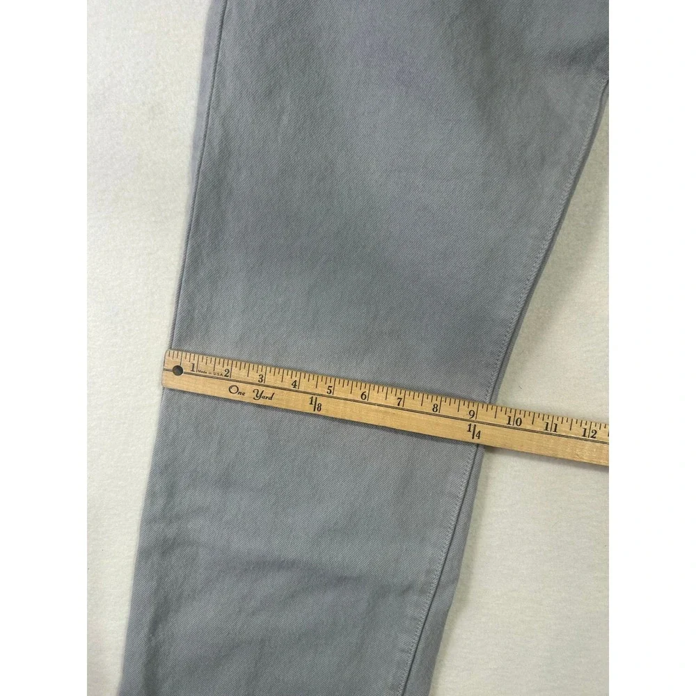 Levis 501 Original Fit Grey Denim Jeans Mens Straight Leg Button Fly 100 Cotton